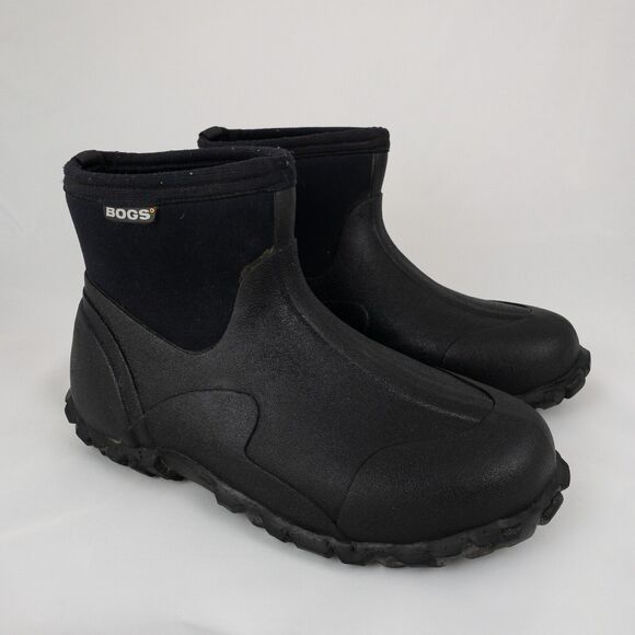 Bogs Other - Bogs Classic Short Boots Mens 8 Black Waterproof Rain Snow Mud 6.5" Height
